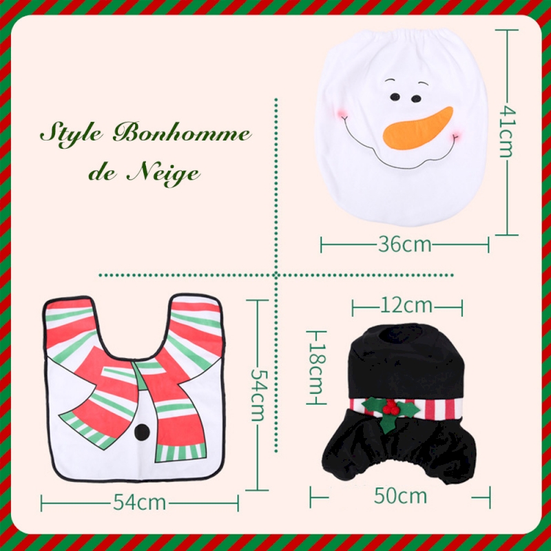 COEQINE Housse De Couvercle De Toilette Sur Le Thème De La