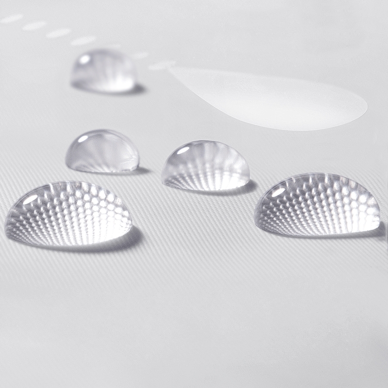 Rideau De Douche Imperméable PEVA Avec œillets - Motif Fleur Blanche - 150x180 Cm - Idéal Pour Baignoire Et Douche - 8