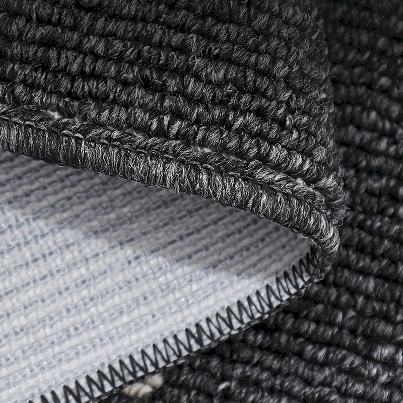 Biais Bordure Tapis Coton 10m Gris/blanc - 40mm De Large - Pour Finition, Réparation, Couture