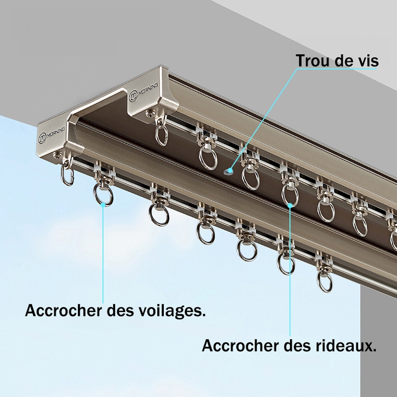 Staffa per asta per tenda in noce nera supporti per palo in legno ganci per asta singoli doppi tende Decorative supporto per estremà del palo Hardware per finestre  15
