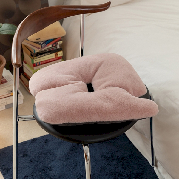 Ruby Lil Coussin De Chaise En Fausse Fourrure Douce, Tapis De Zone En Peau De Mouton En Fausse Fourrure, Séjour Décoration De La Maison,Natural,60x120cm
