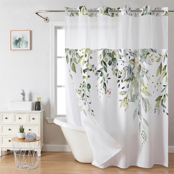 YXLYFDLY Rideau De Douche Rond Pour Salle De Bain, Rideau De Douche Portable Avec Accessoire, Cabine De Douche Extérieure, Assemblage Facile