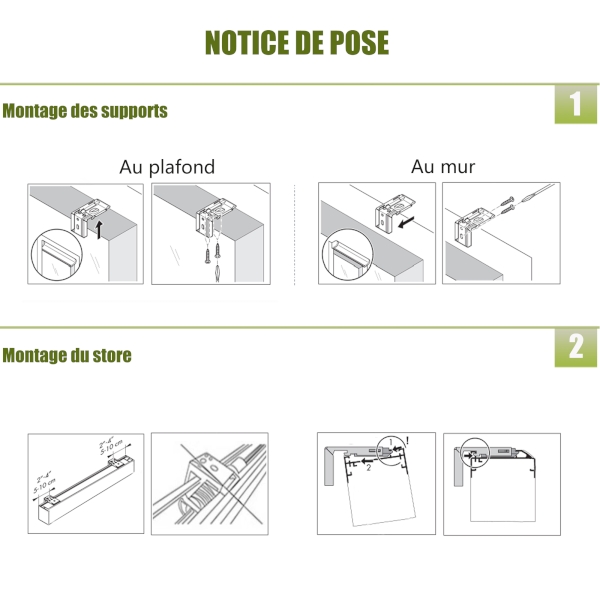 OR TENDE - Rideau Vénitien De 25 Mm 230 X 190 Cm Personnalisé Avec