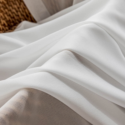 Sheer Curtains, Shadow Chiffon Transparent, Solid Color