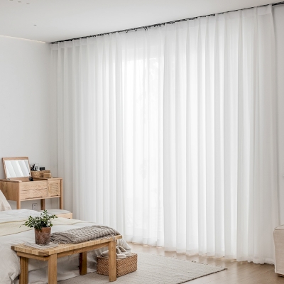 Sheer Curtains, Shadow Chiffon Transparent, Solid Color