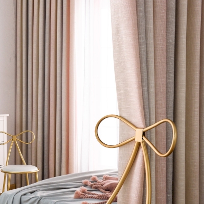 Gradient Curtain, Cotton and Linen, 3 Colors Available
