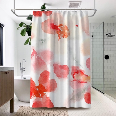 Rideau de Douche Imperméable et Anti-Moisissure Estompe