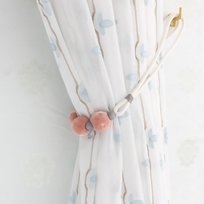 Strap For Curtain Pompoms, Curtain tiebacks