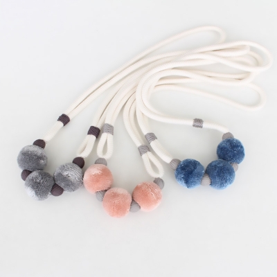 Strap For Curtain Pompoms, Curtain tiebacks