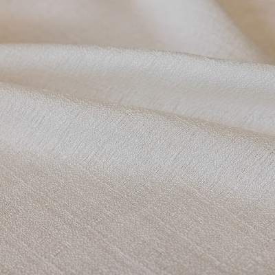 Paros Sheer, Synthetic Linen Fabric, Shiny White