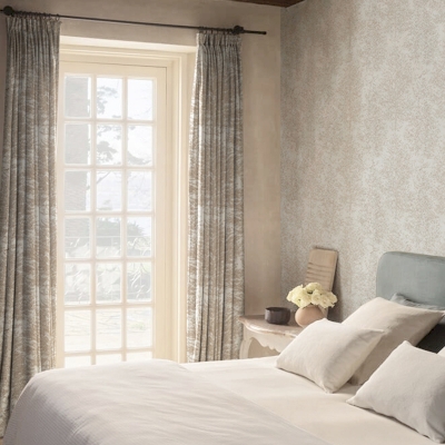 Chenille Comfort in Winter's Woods Custom Curtains