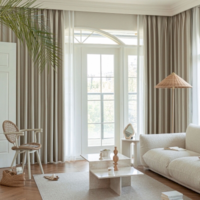Lustrous and Durable Taffeta Blackout Window Treatments, 5 Colors Available