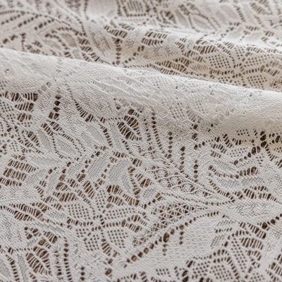 Sheer Curtains, Elodie Floral Lace, White