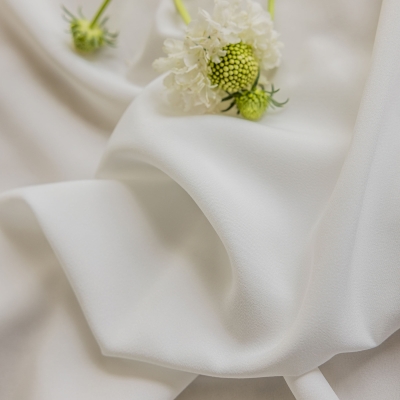 Sheer Curtains, Mirage Classic Fabric - White and Gray
