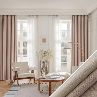 Rideau en Lin et Coton Rose ou Beige - Une Ode à la Douceur et à la Beauté