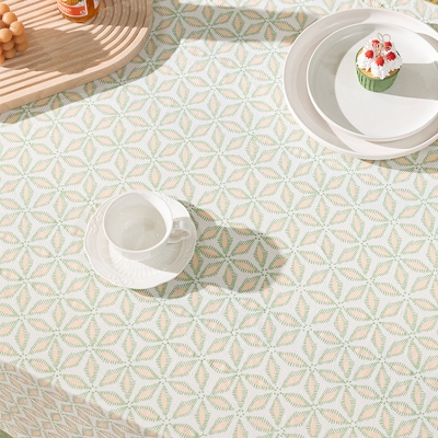 Washed Cotton Wide Hem Tablecloth, Rectangle Tablecloths, Square Tablecloths