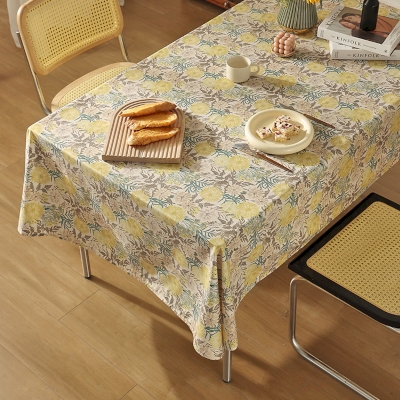 Nappe Florale Super Douce à Imprimé Vintage, 1 Pièces