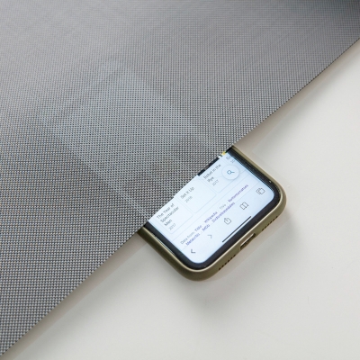 Dark Gray Waterproof Custom Made Roller Blind - Fire Retardant Fabric