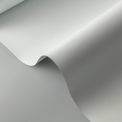 Custom Insulated Waterproof Roller Blinds with Box Gray Beige Shade