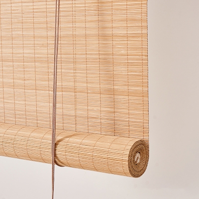 Natural Bamboo Roll-Up Blinds