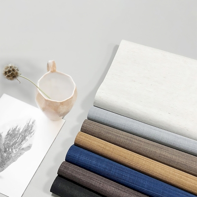 Custom Linen-Texture Boxed Roller Blinds - 9 Color Options