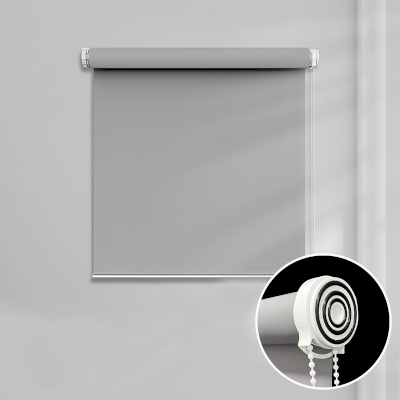 Custom No-Drill Linen-Look Blackout Roller Blinds - 8 Colors