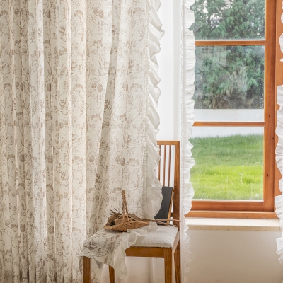 Velo PIGNA, tessuto testurizzato lino, disponibile in 4 colori