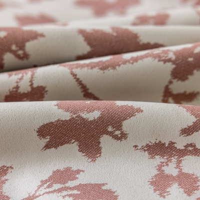 Tenda LOTUS, motivo floreale, tenda oscurante, tessuto liscio in ciniglia