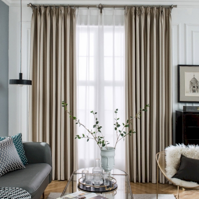 Cotton Satin - Blackout Curtain, 11 Solid Color Options