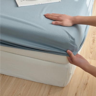 Drap Housse en Coton de Qualité Supérieure - Choix de Couleurs et de Tailles,90*190,120*200,150*200,180*200