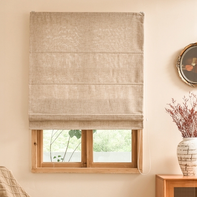 Custom Roman Shades, Cotton Canvas Fabric, Room Darkening – HAVANA Roman Shades
