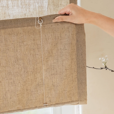 Store Bateau en Lin 100% sur Mesure - Kaki