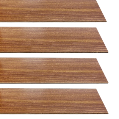 Stores Imitation Bois à Lamelles 35/50mm en Teinte de Bois de Cerisier avec Galon Premium Élégance