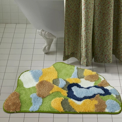Tapis de Bain Bryophyte,2 Couleurs