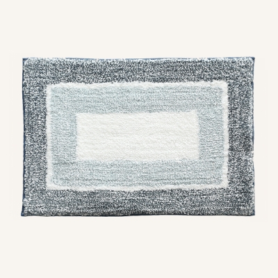 Tapis de Bain Lynn, Rayures et Rectangles, 5 Couleurs