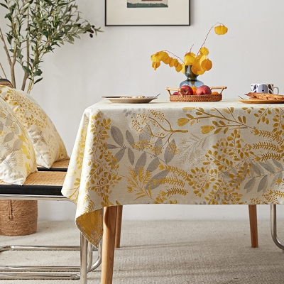 Country Style Cotton Linen Tablecloth, Rectangle Tablecloths, Square Tablecloths, Fall Tablecloth