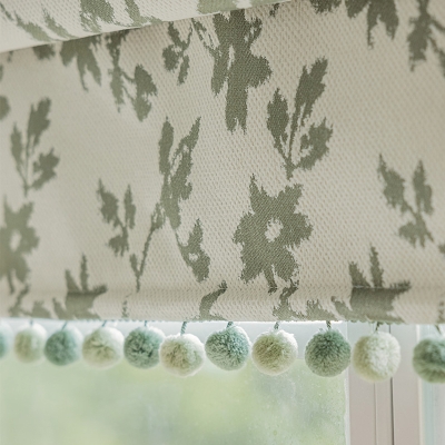 Stores Bateaux Sur Mesure Vine Tissu à Motif Floral Chenille