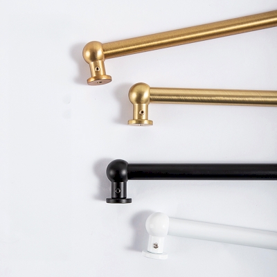 Wrought Iron Curtain Rod Kit, 13mm Diameter