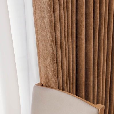 Rideau Bellini ,Tissu Coton et Lin, Rideau Sur Mesure