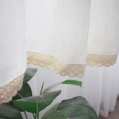 Beige Linen Textured Short Curtains, Small Window Curtains, Short Window Curtains, Half Window Curtain, Cafe Curtains, Kitchen Curtains