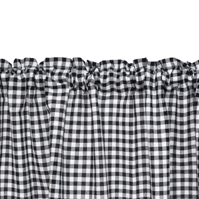 Cotton Linen Plaid Short Curtains with Lace Trim, Small Window Curtains, Short Window Curtains, Half Window Curtain, Cafe Curtains, Kitchen Curtains