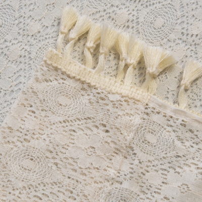 Beige Short Curtains with Hollow Clover Pattern, Small Window Curtains, Short Window Curtains, Half Window Curtain, Cafe Curtains, Kitchen Curtains