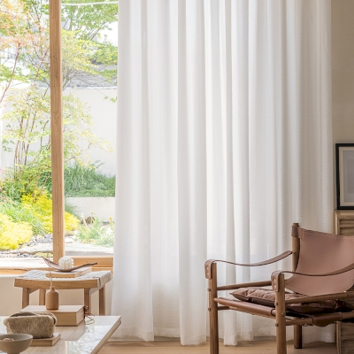 Mykonos Voile, Tessuto a bolle a righe, Voile personalizzato