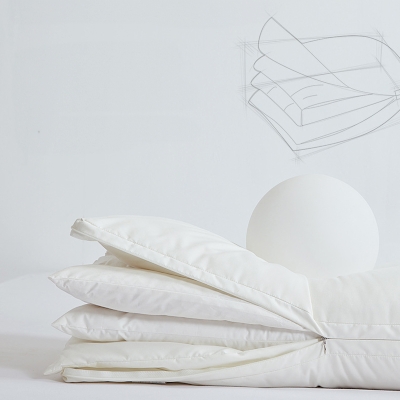 Oreiller Cervical à Hauteur Réglable, Oreiller Ergonomique, Oreiller Cervical, L'oreiller Plat