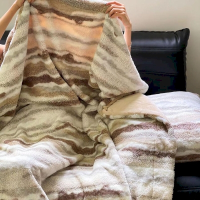 Plaid en Fausse Fourrure de Lapin, Plaid Fausse Fourrure, Plaid Canapé, Plaid Cocooning