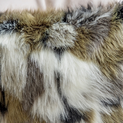 Luxury Imitation Fur Throw, Faux Fur Throw Pillow, Decorative Cushion, Throw Pillow Cover