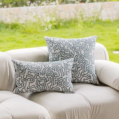 Human Silhouette Graffiti Throw Pillow, Decorative Cushion, Throw Pillow Cover