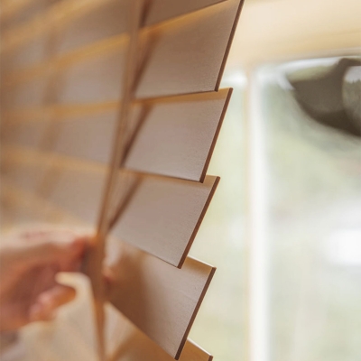 1 3/8 Inch Wood Blinds, 2 Inch Deluxe Wood Blinds, Brown Wooden Blinds, Real Wood