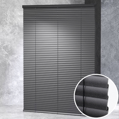1 Inch Mini Blinds, Aluminum Blinds, Black Aluminium Venetian