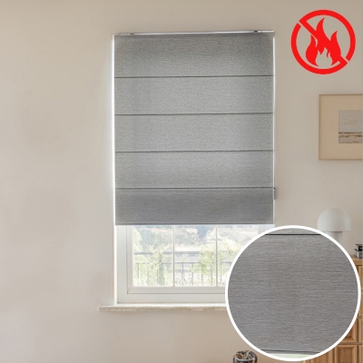 Flame Retardant Roman Shades, Custom Roman Shades
